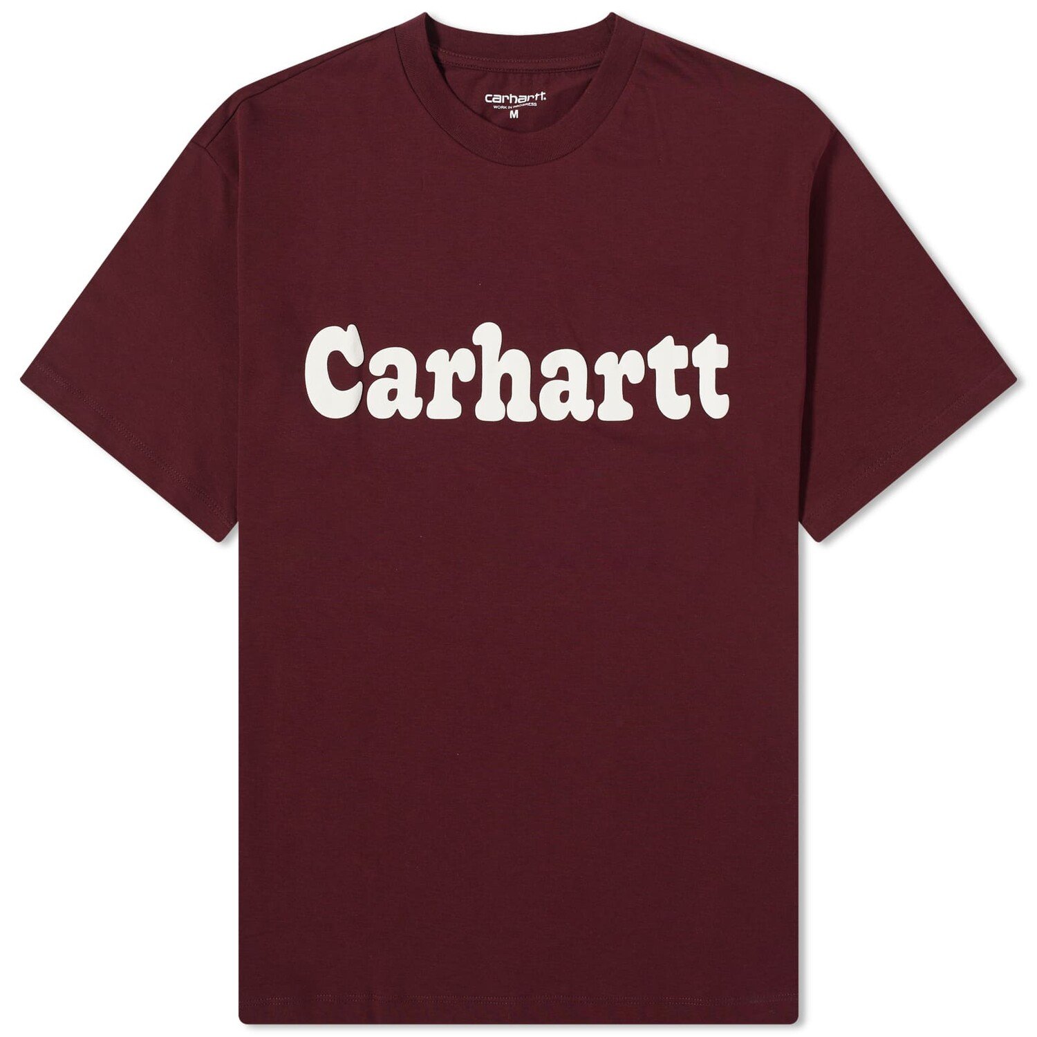 

Футболка Carhartt Wip Bubbles Logo Tee, темно-красный