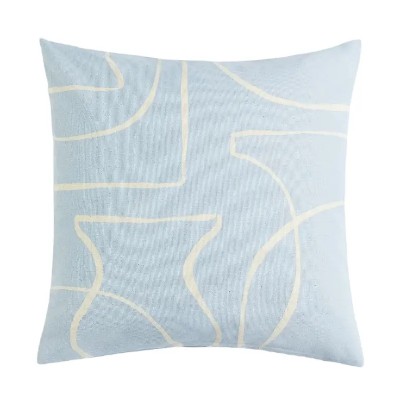 

Чехол для декоративной подушки H&M Home Cotton Canvas, голубой