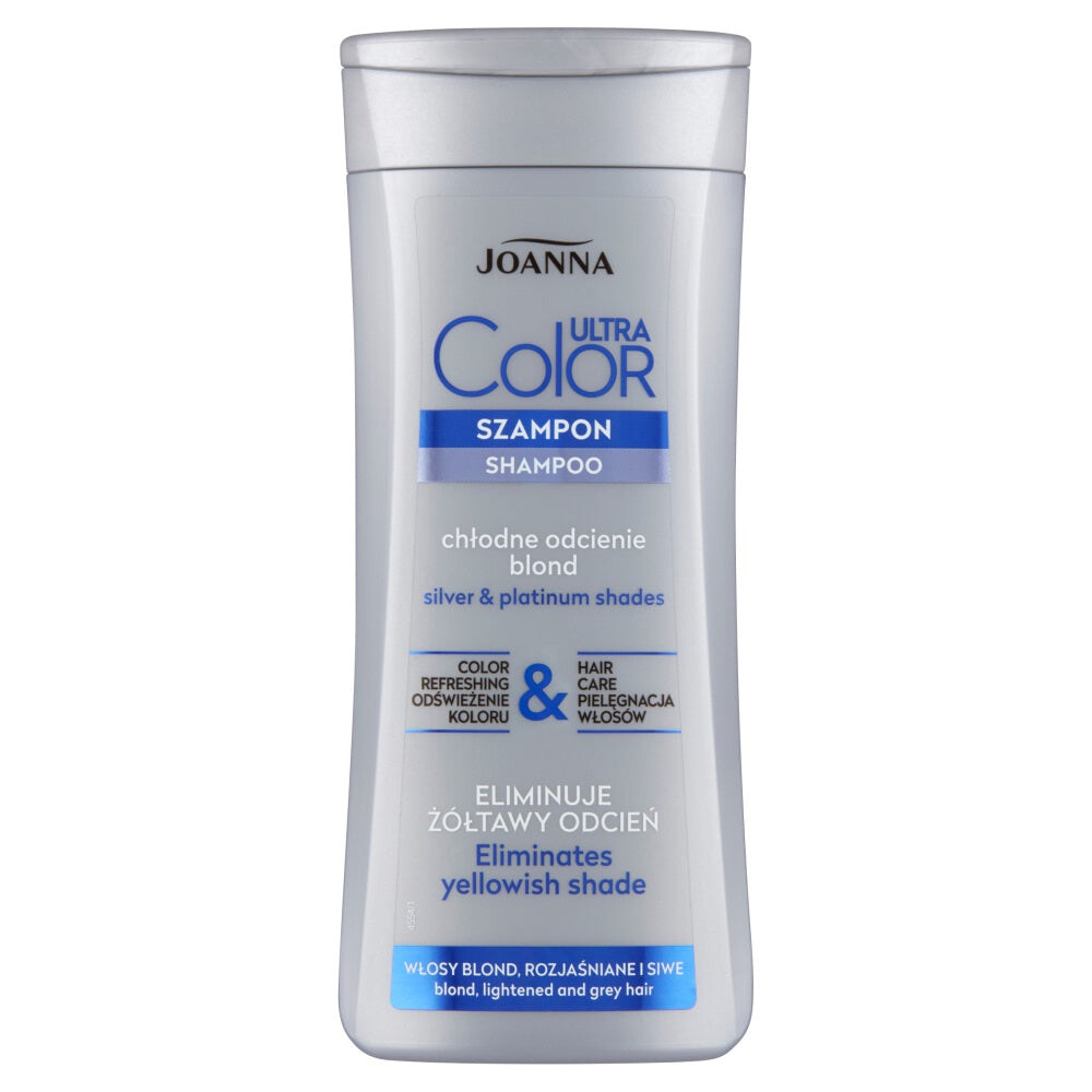 

Joanna Шампунь Ultra Color System придающий платиновый оттенок светлым и обесцвеченным волосам 200мл