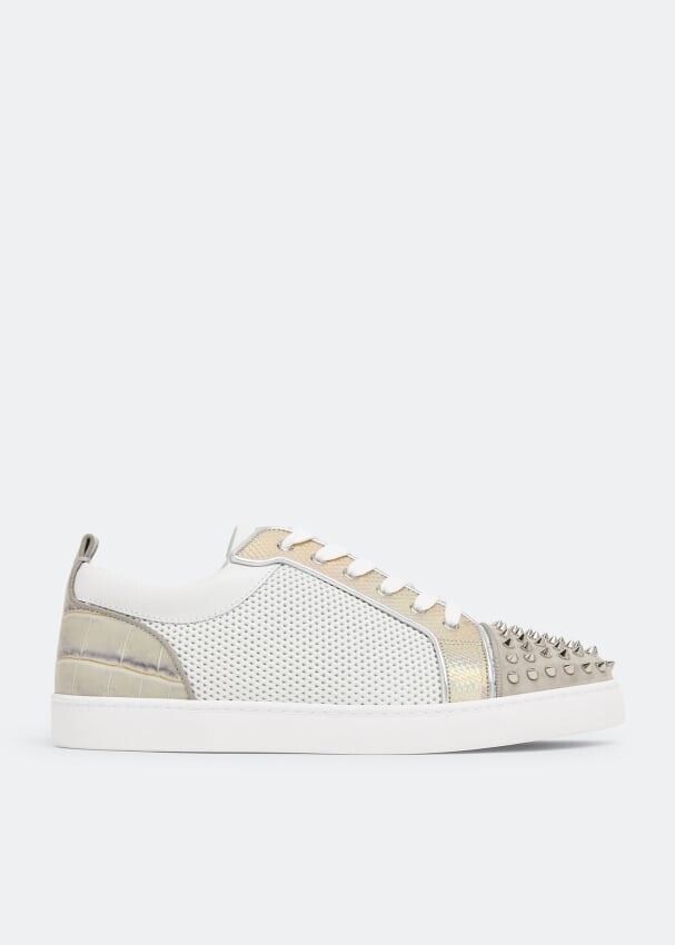 

Кроссовки CHRISTIAN LOUBOUTIN Louis Junior Spikes sneakers, белый