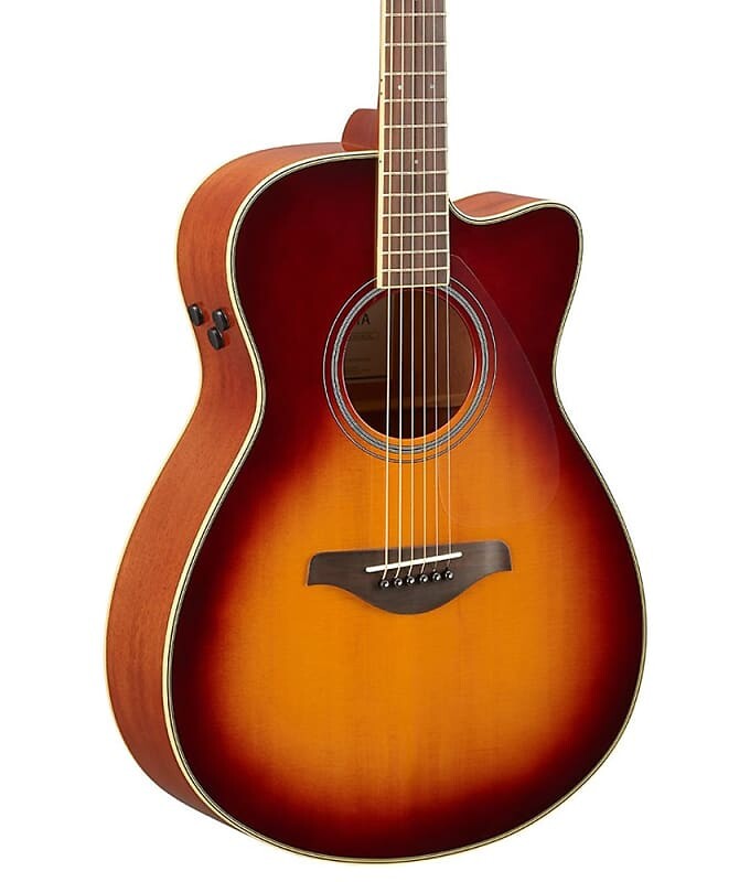 

Акустическая электрогитара Yamaha FSC-TA Transacoustic Cutaway, цвет коричневый Sunburst Yamaha FSC-TA Transacoustic Cutaway -Electric Guitar -