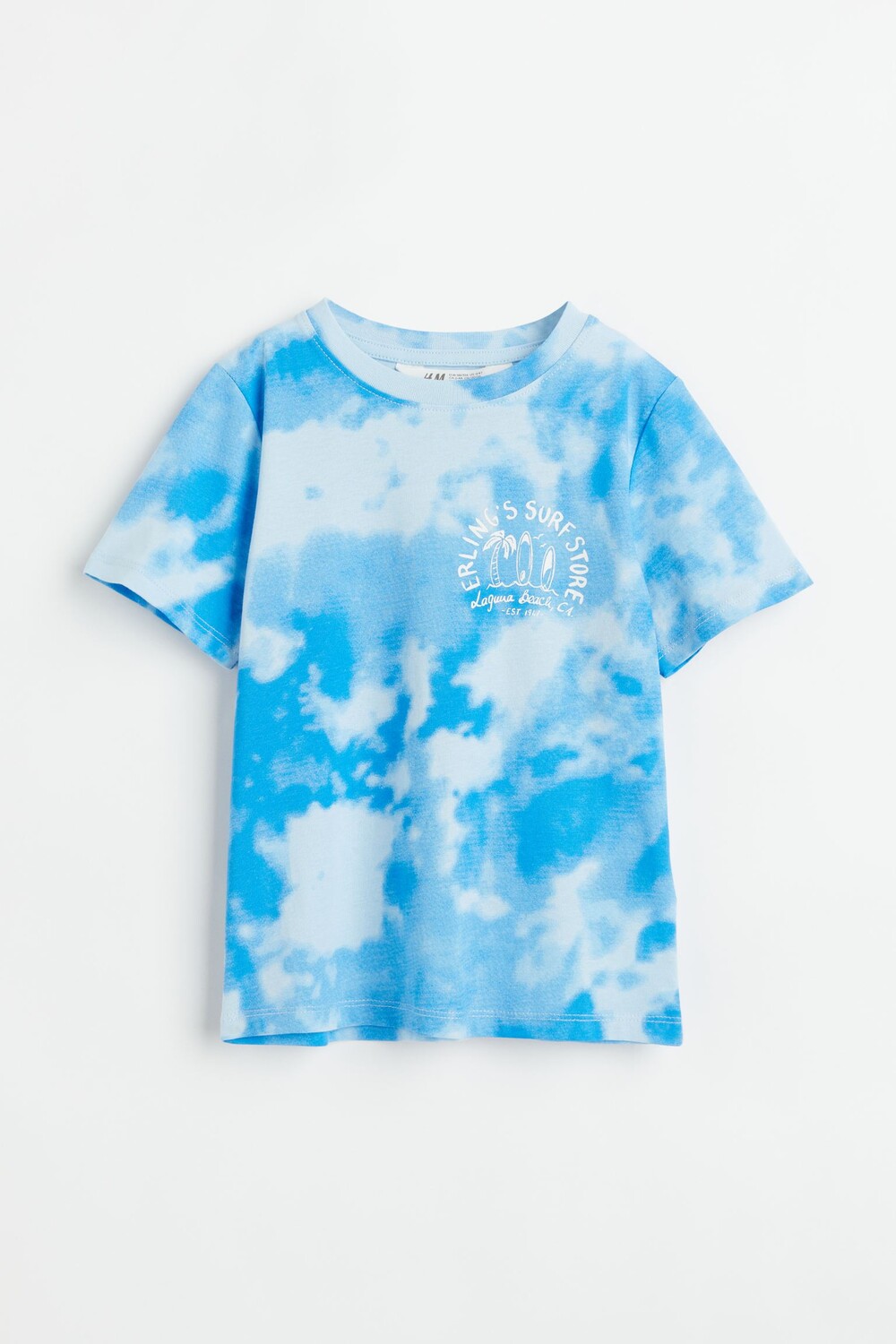 

Футболка с принтом H&M Tie-dye, синий