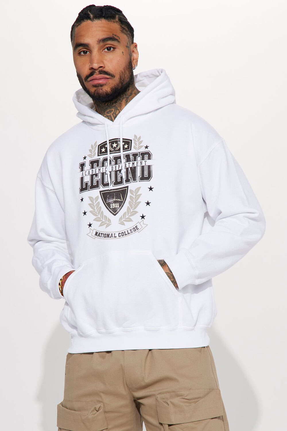

Худи Fashion Nova M185001632V, белый