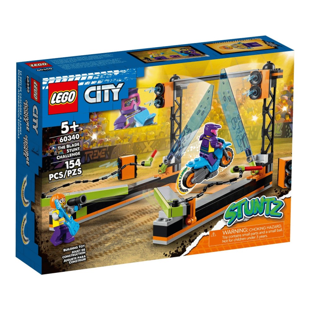 Конструктор LEGO City 60340 Трюковая арена: Лезвие конструктор lego city трюковая петля сокрушительный шимпанзе 60338