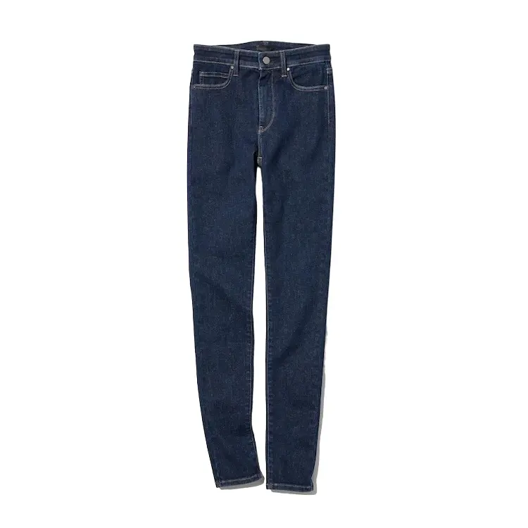 

Джинсы Uniqlo Ultra Stretch High Rise Skinny Fit, темно-синий