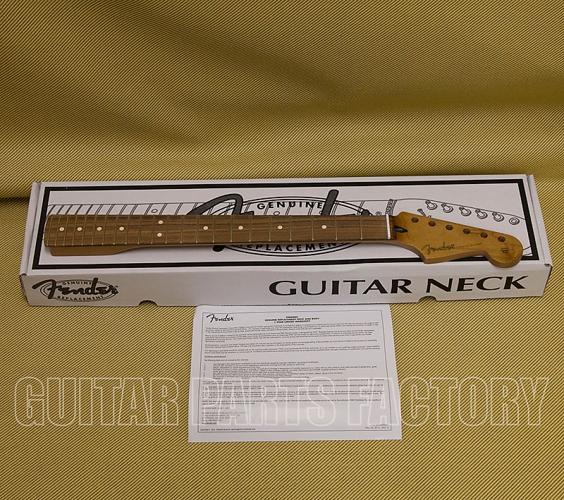 099-0403-920 Fender Roasted Pao Ferro Stratocaster Neck 22 Jumbo Frets Flat Oval - фото