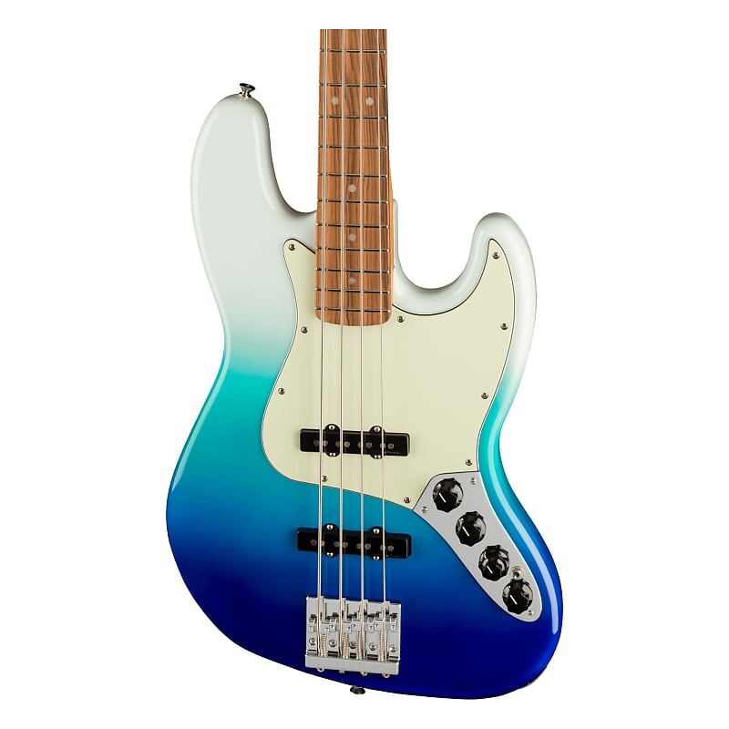 

Fender Player Plus Jazz Bass - Накладка на гриф Pau Ferro, цвет Belair Blue 0147373330