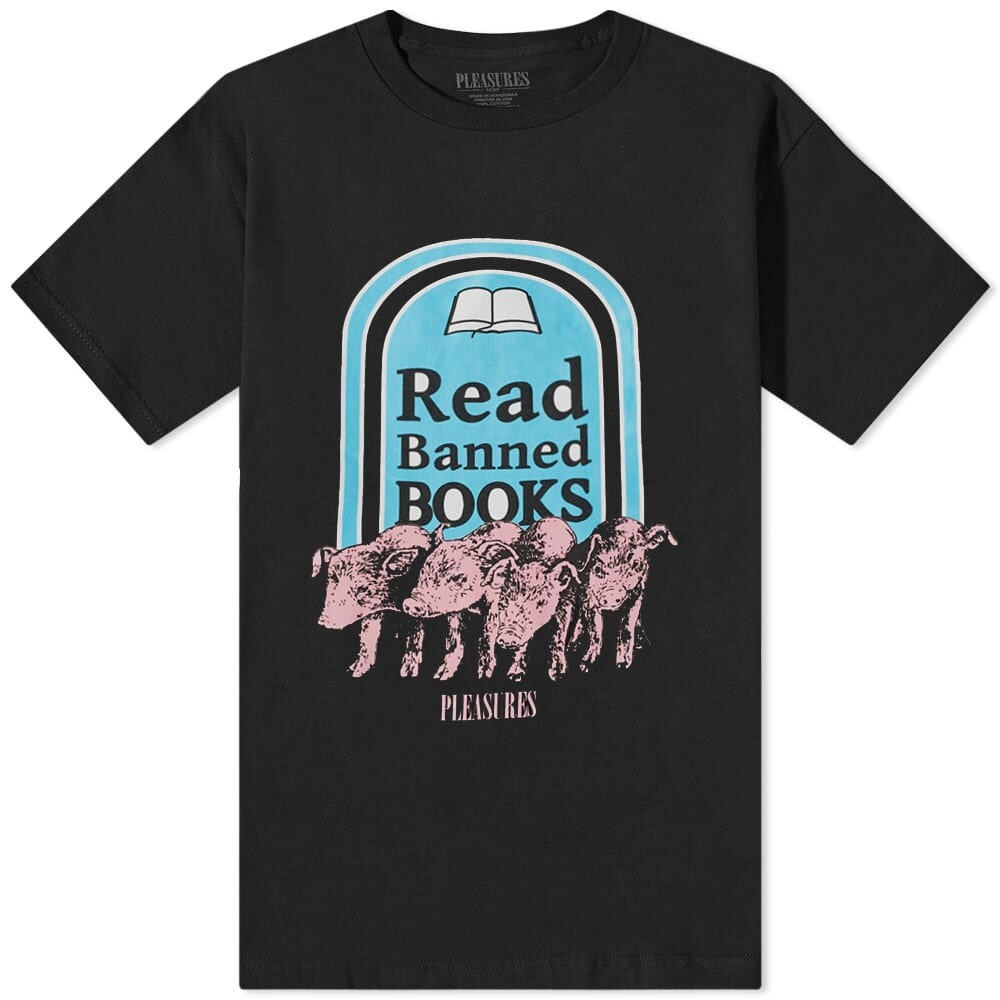 

Футболка Pleasures Banned Books Tee, Черный