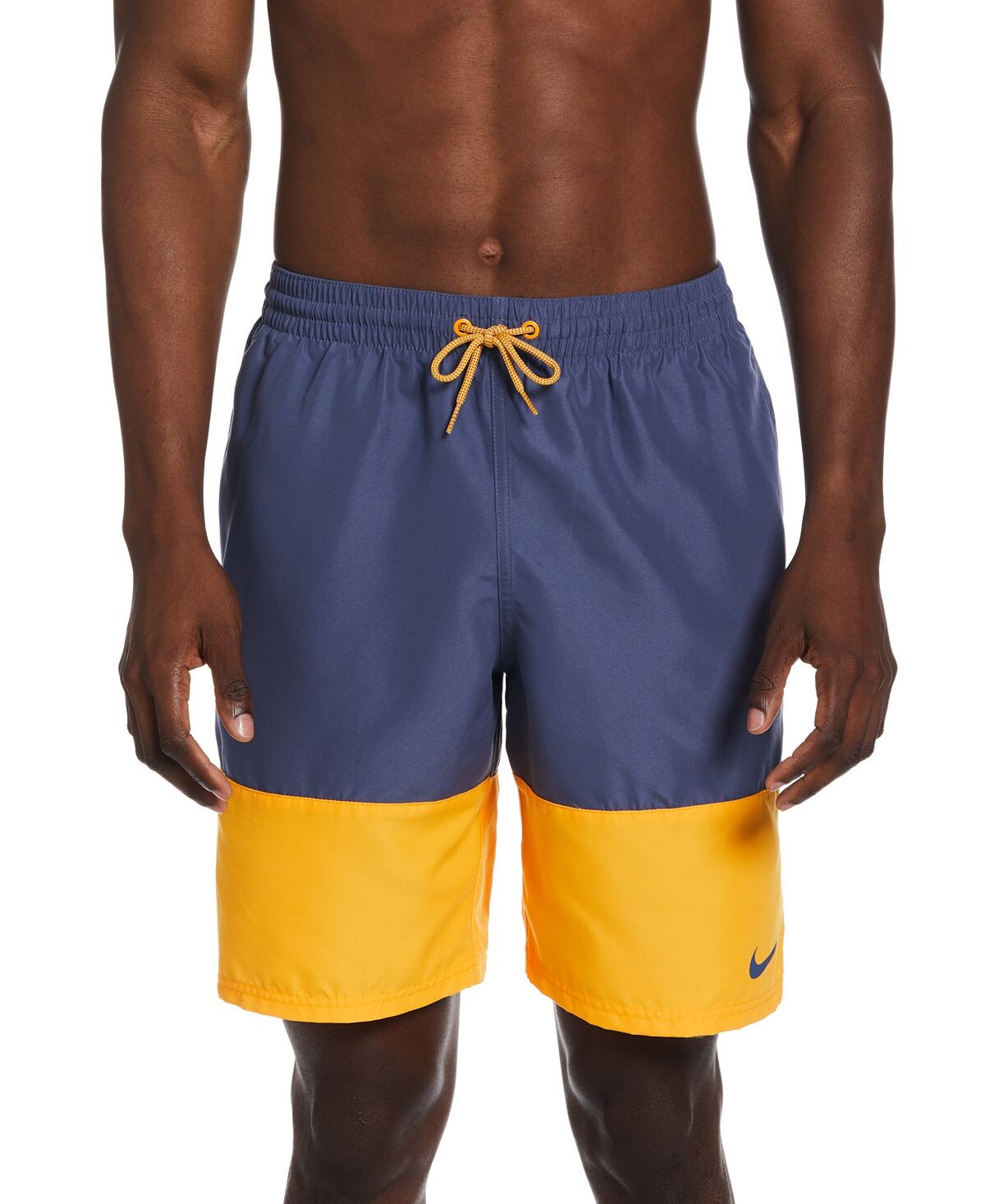 

Шорты пляжные Nike Colorblocked 9, сине-желтый