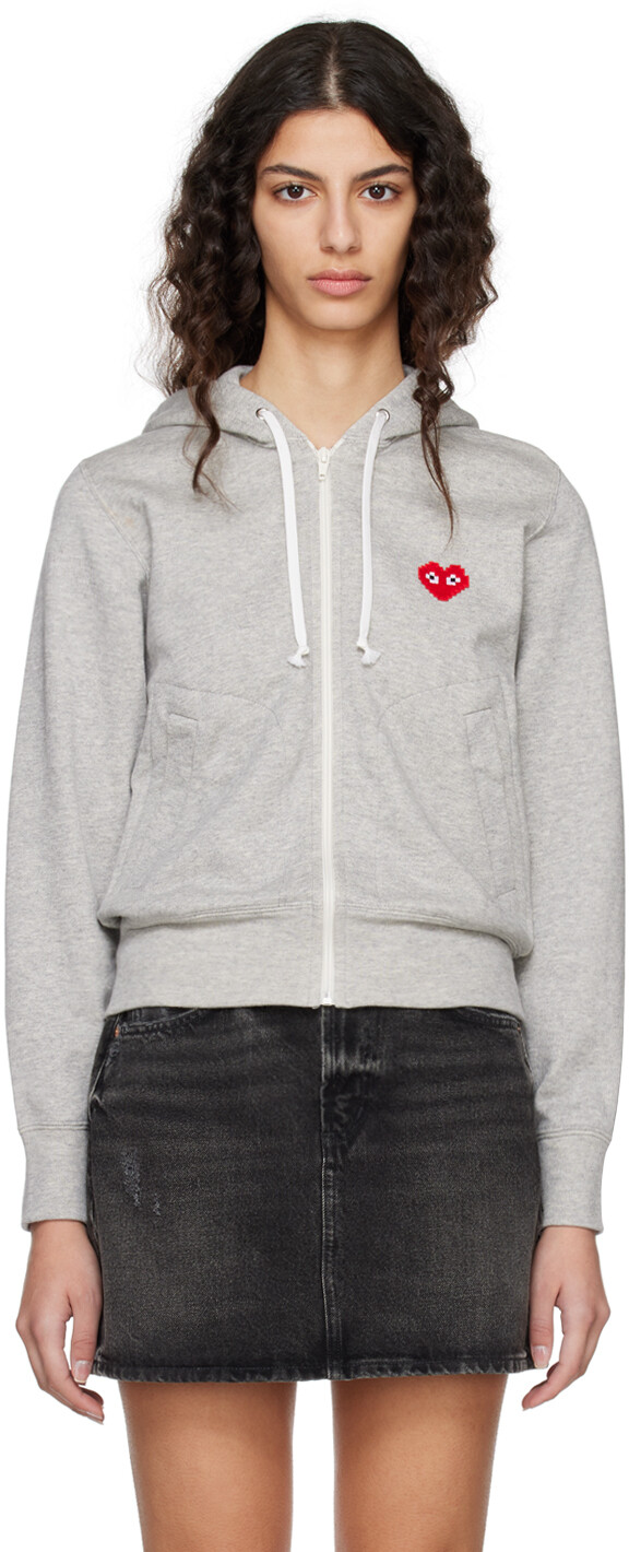 

Серая худи Invader Edition Comme des Garçons Play