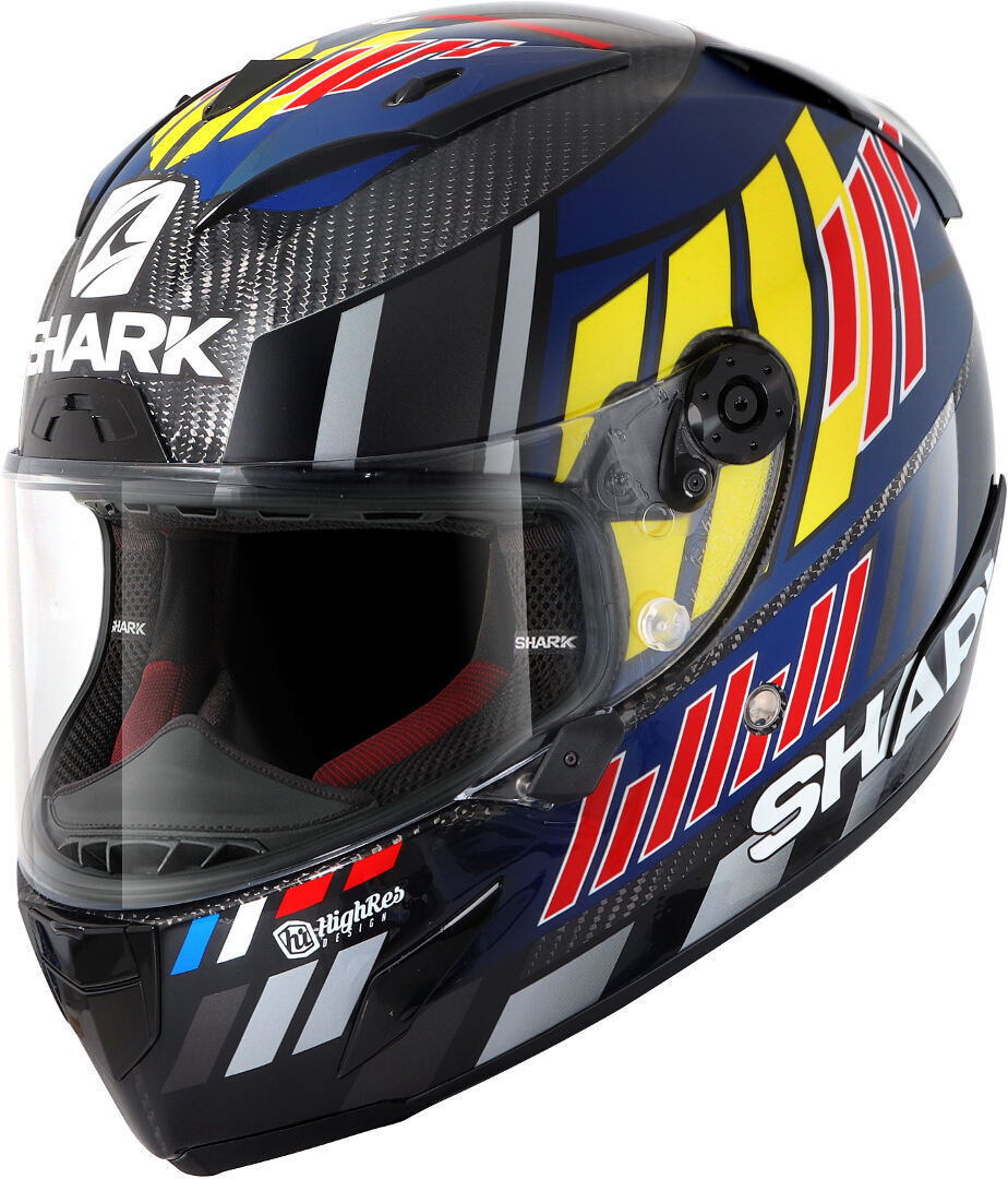 

Shark Race-R Pro Carbon Replica Zarco Speedblock Шлем, синий/красный