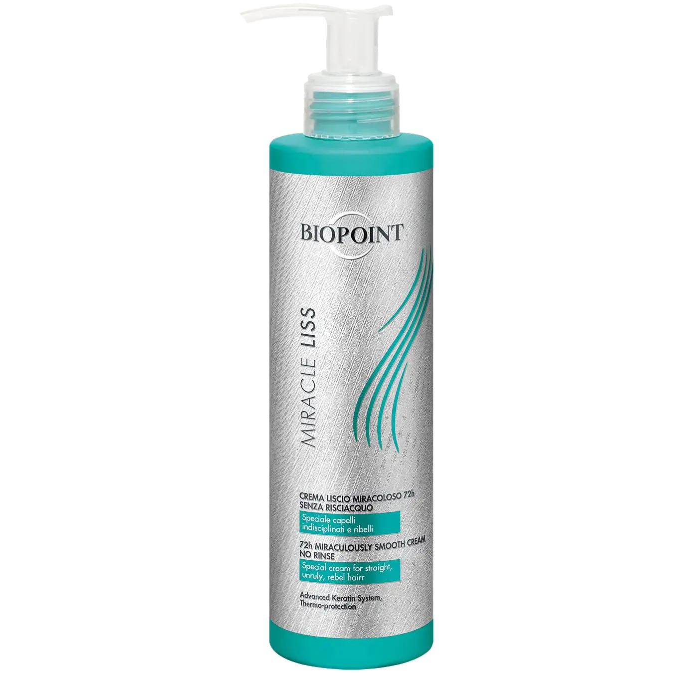 

Biopoint Miracle Liss Разглаживающий термозащитный крем для волос, 200 мл