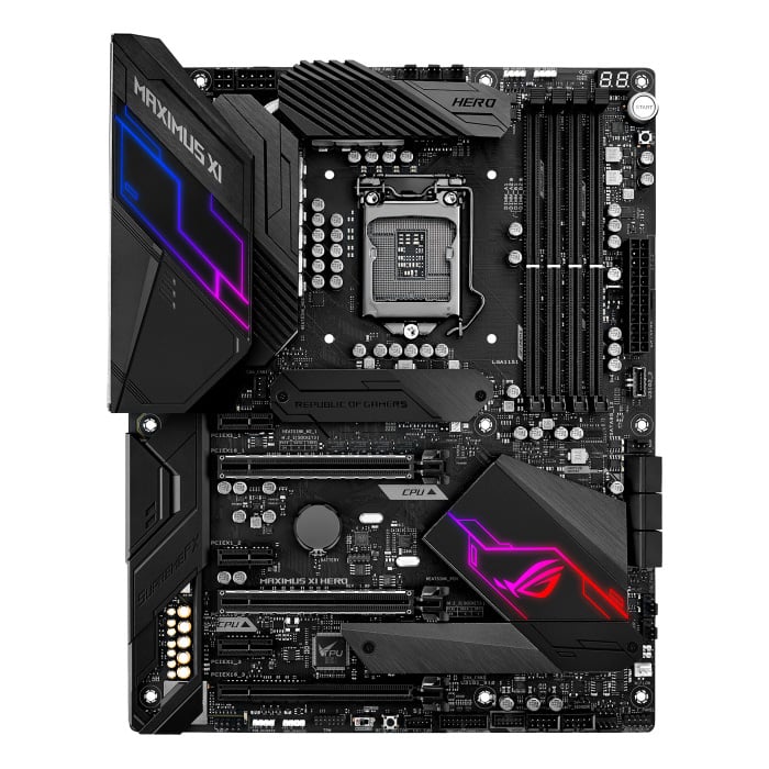 Материнская плата ASUS ROG MAXIMUS XI HERO, LGA1151, DDR4 - фото