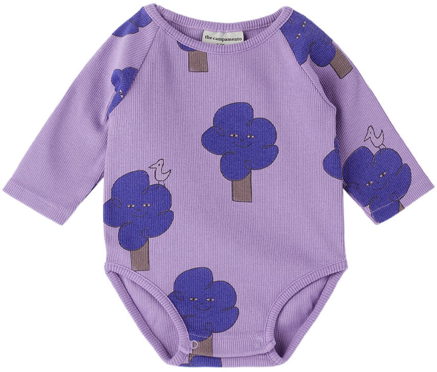

Baby Purple Trees & Birds Onesie The Campamento