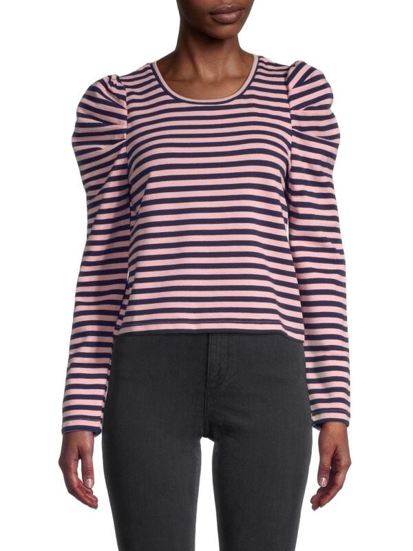 

Укороченный топ talia Rebecca Minkoff Pink navy