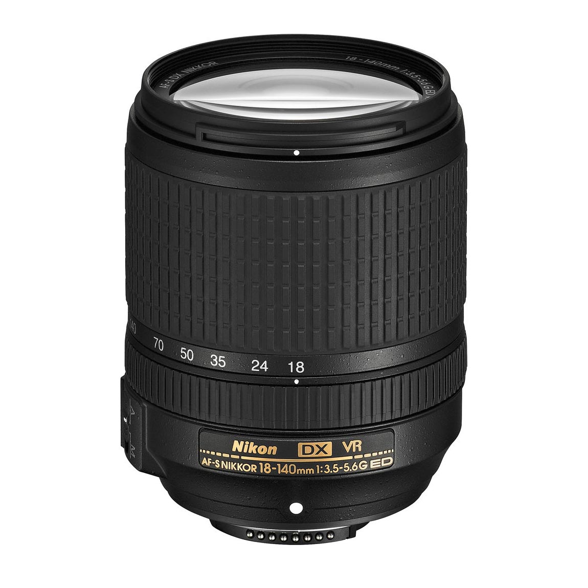 Объектив Nikon AF-S DX Nikkor 18-140mm f/3.5-5.6G ED VR, черный цена и фото