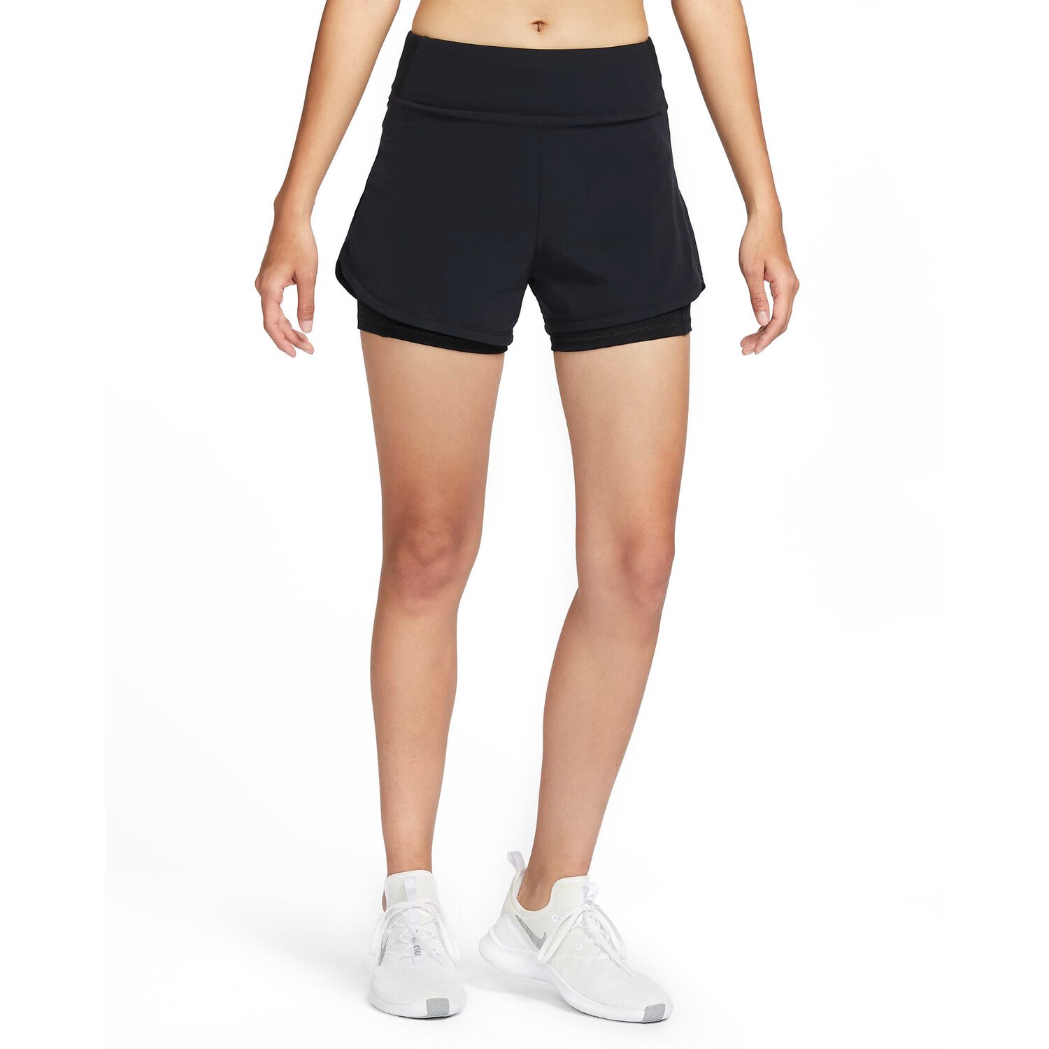 

Шорты Nike Dri-Fit Bliss Women's Mid-Rise 2-In-1, черный