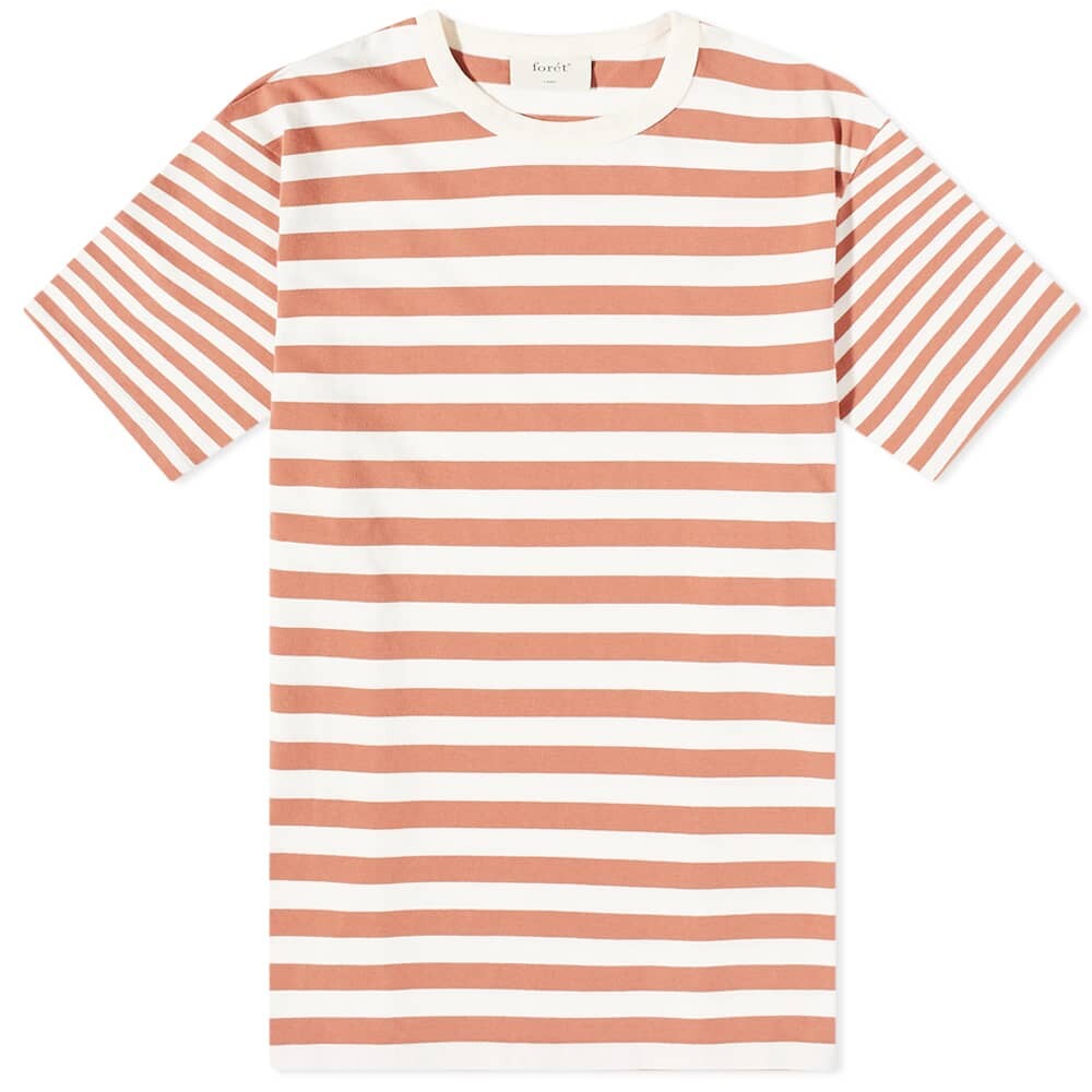 

Футболка Foret Lob Stripe Tee, Коричневый