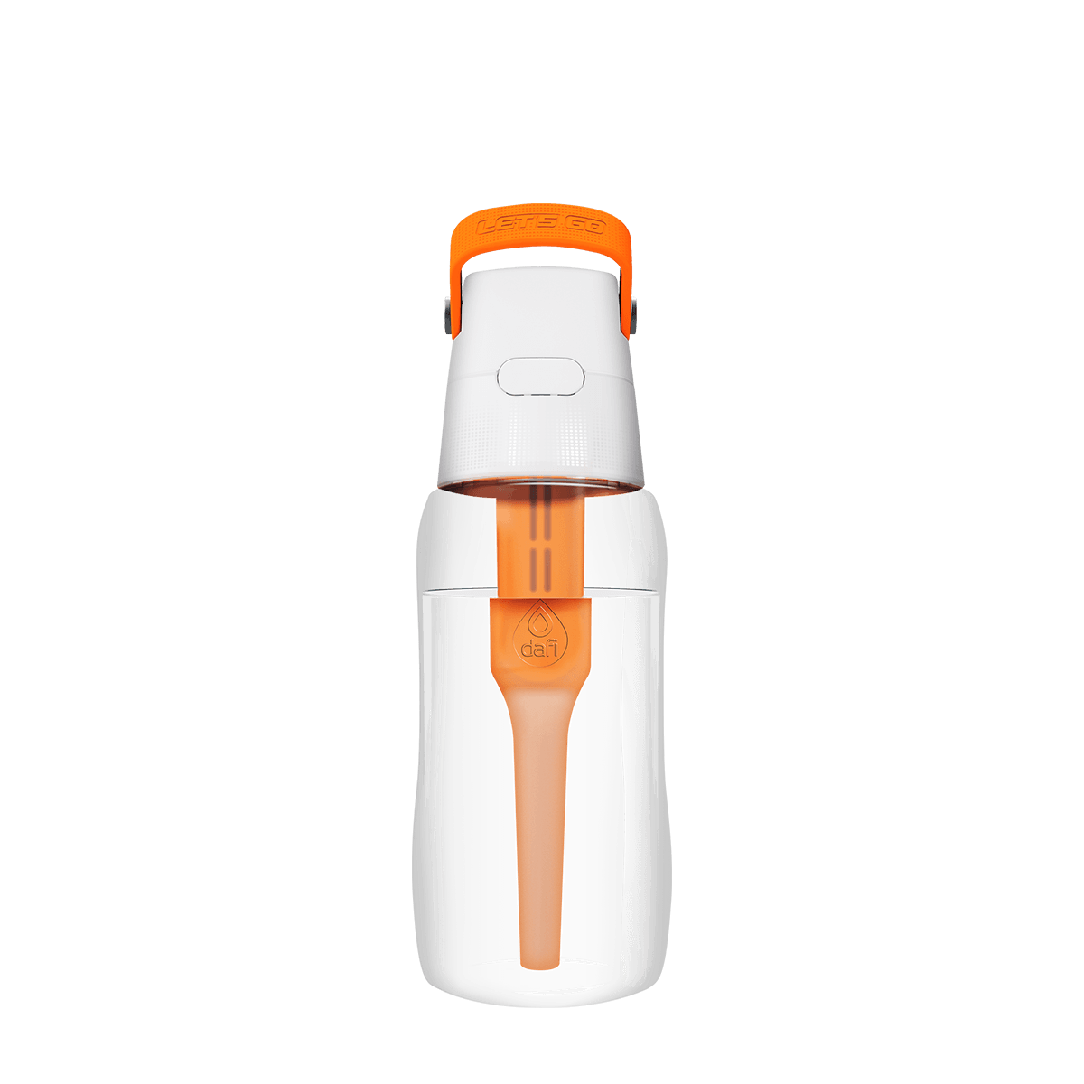 Бутылка с угольным фильтром Dafi Solid 500 мл, оранжевый фото