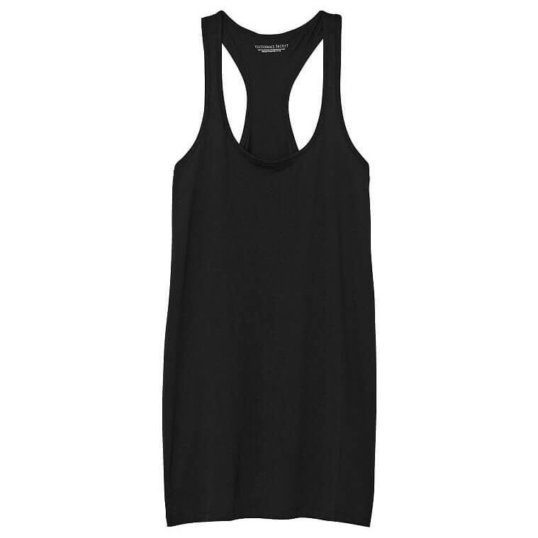 

Пижамная майка Victoria's Secret Racerback Tank, черный
