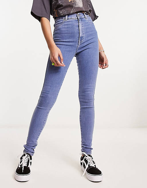 

Синие джинсы скинни Dr Denim Solitaire