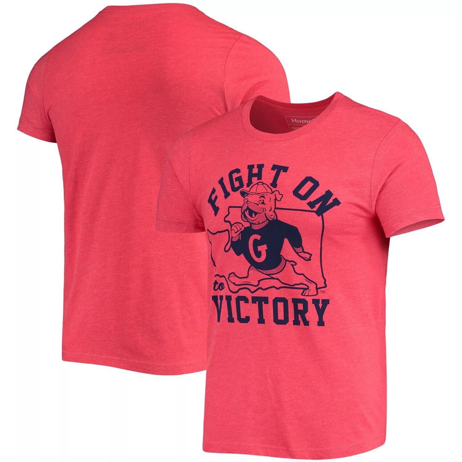 

Мужская футболка Homefield Heathered Red Gonzaga Bulldogs Fight on to Victory