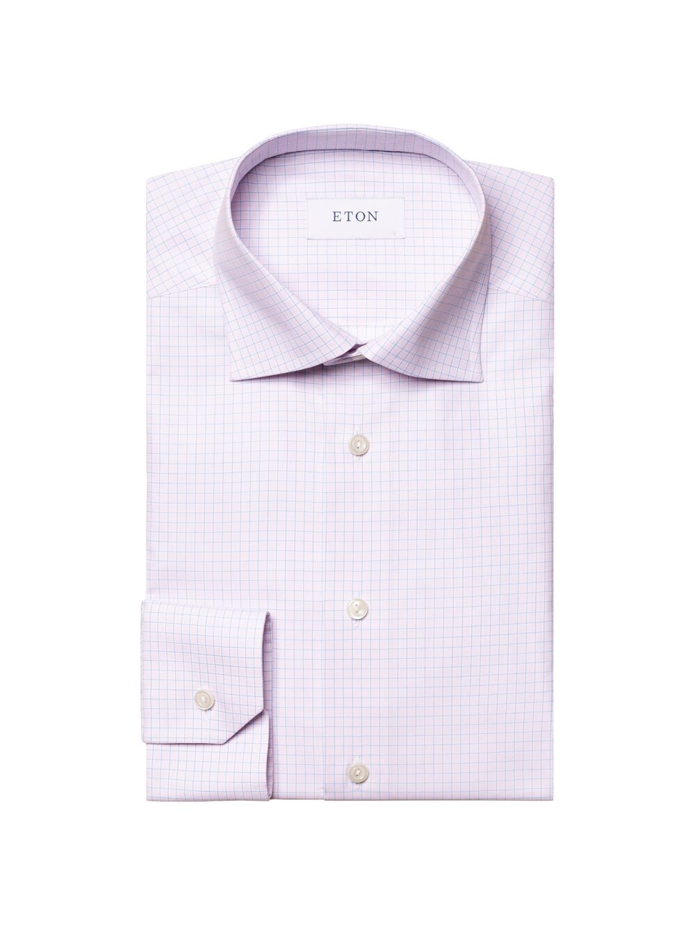 

Рубашка в клетку Slim Fit Eton, розовый