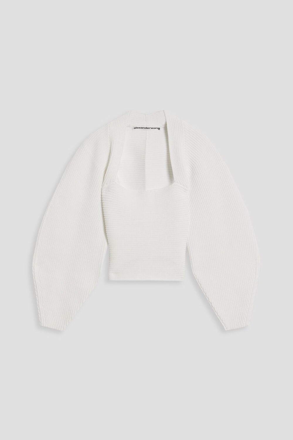 

Свитер в рубчик Integral Shrug ALEXANDER WANG, белый