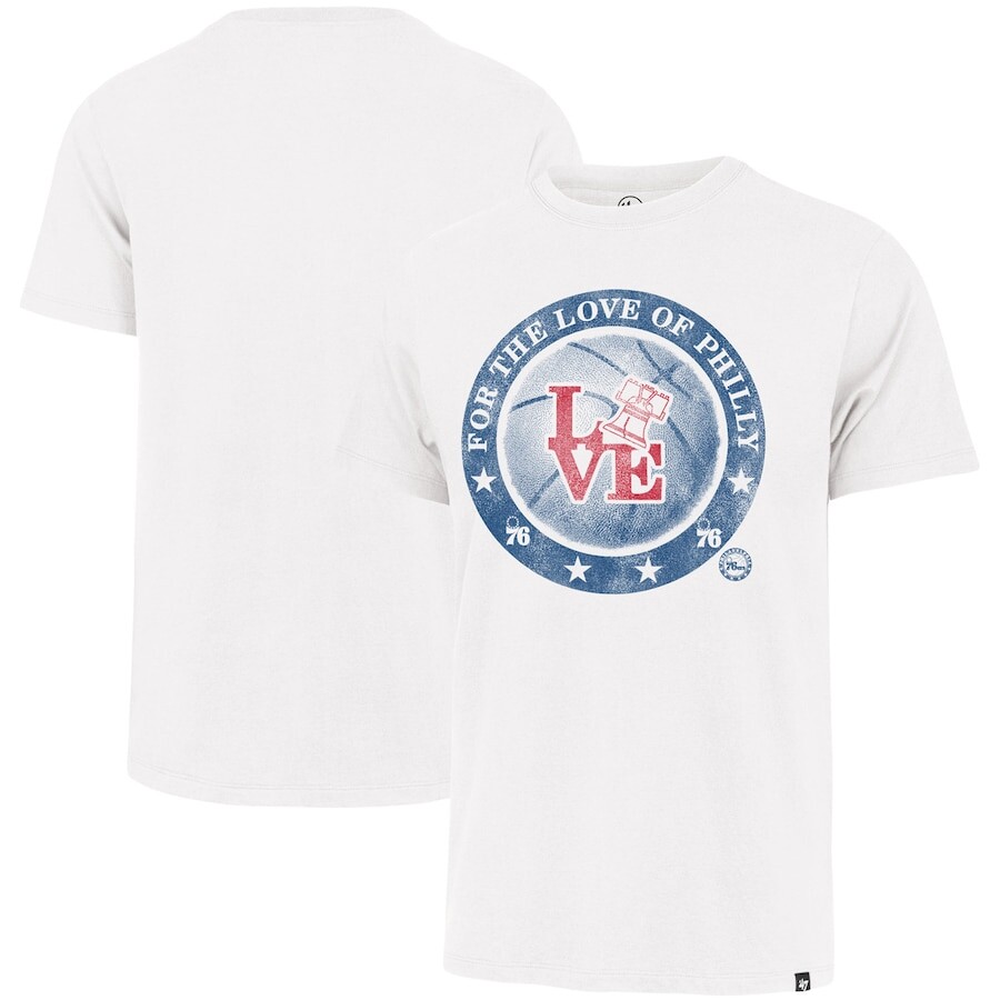 

Футболка с коротким рукавом 47 Philadelphia 76Ers, белый