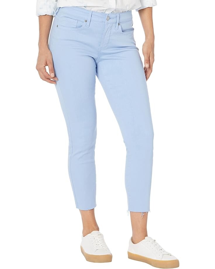 

Джинсы NYDJ Petite Alina Leggings Ankle Raw Hem in Clear Sky, цвет Clear Sky