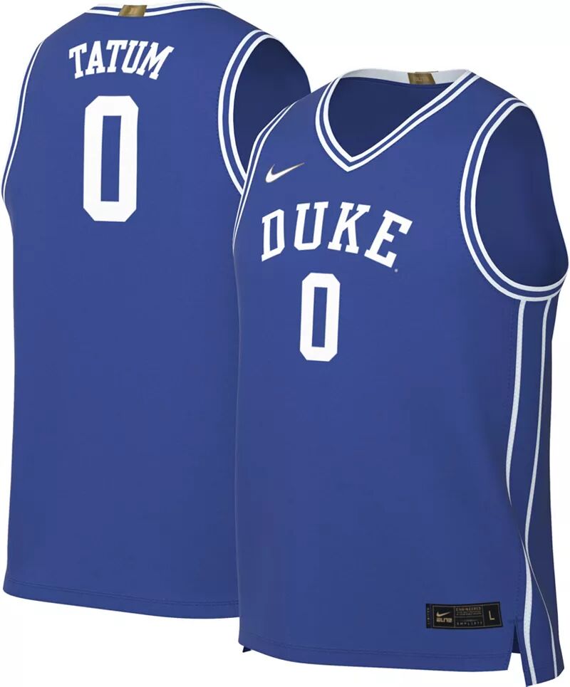 Мужская баскетбольная майка Nike Duke Blue Devils Jason Tatum #0 Duke Blue Limited