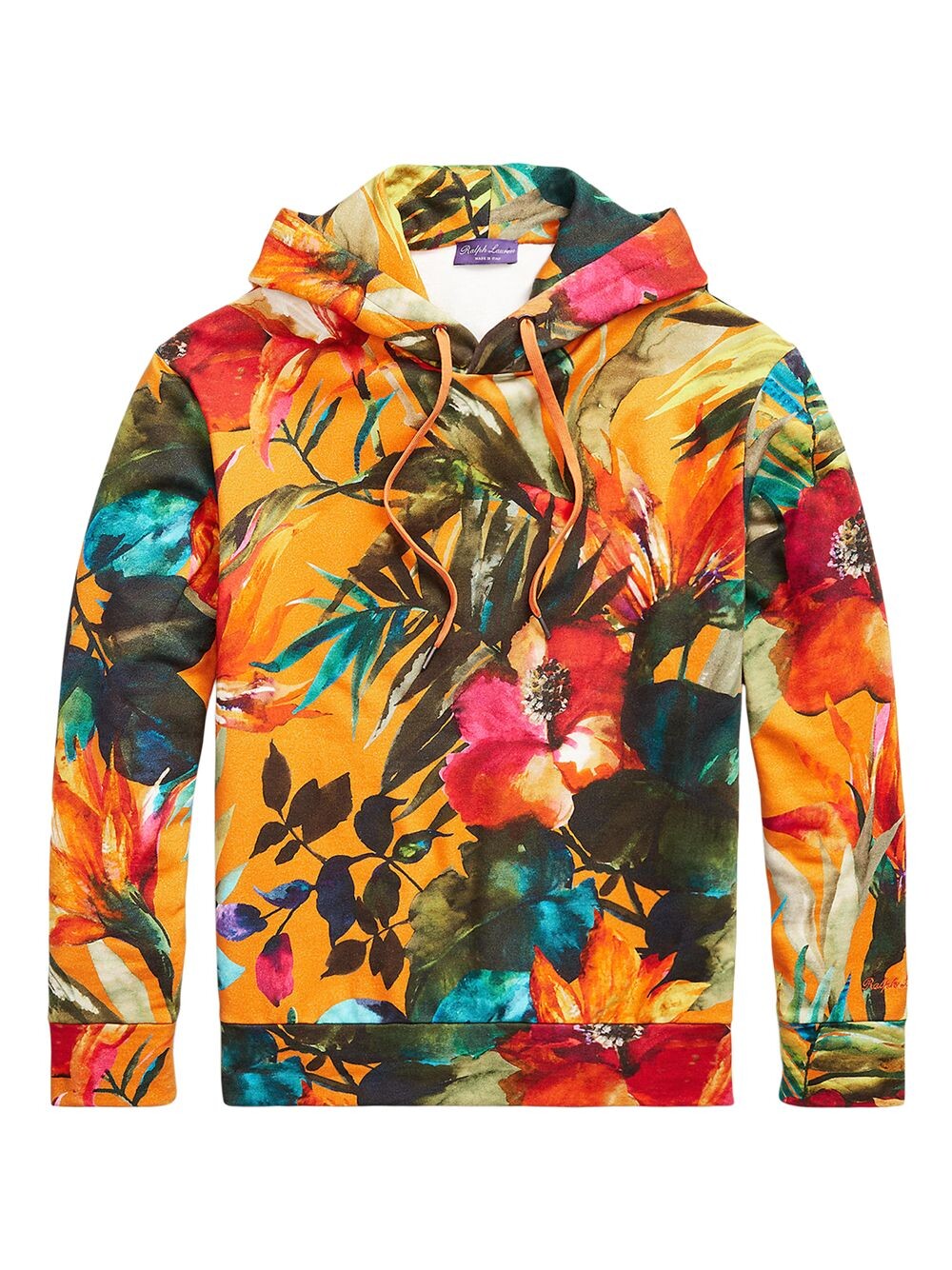 

Худи из хлопка с цветочным принтом Ralph Lauren Purple Label, разноцветный