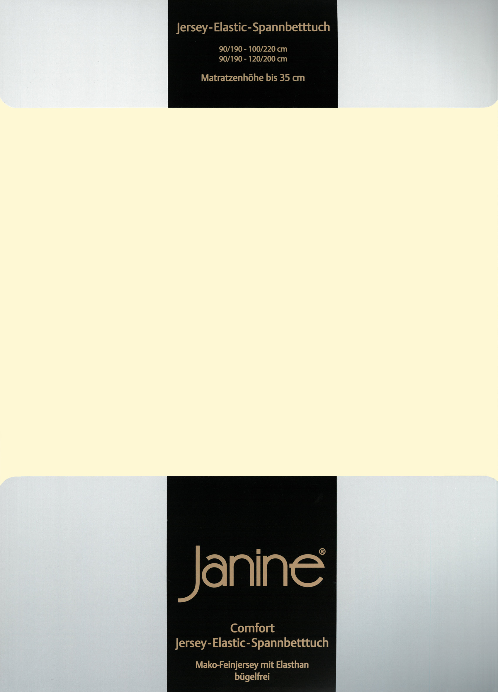 Простыня Janine Elastic Jersey, цвет champagner