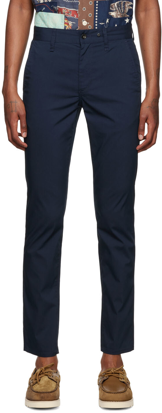 

Темно-синие брюки пресс-папье Fit 2 rag & bone