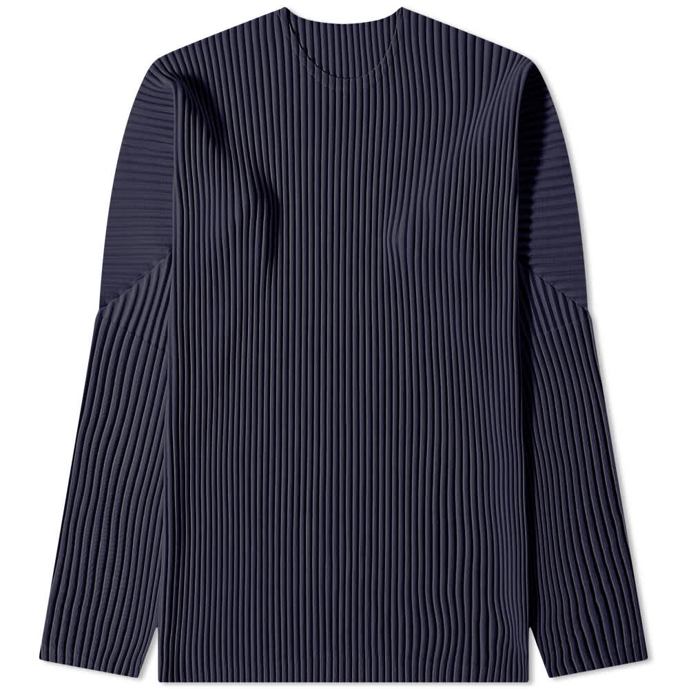 

Футболка Homme Plissé Issey Miyake Long Sleeve Pleated Tee, Серый