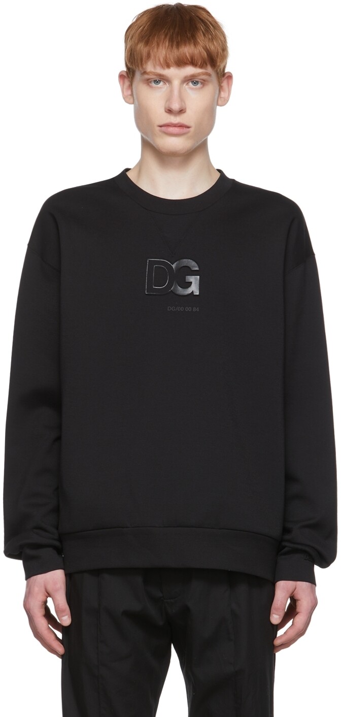 

Черный хлопковый свитшот Dolce & Gabbana