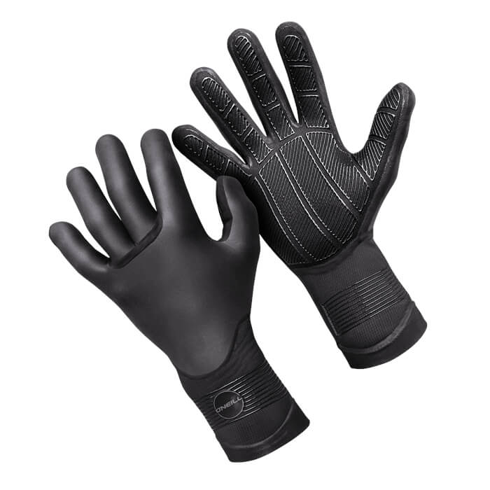 Перчатки для гидрокостюма O'Neill 5mm Psycho Tech, черный electrode gloves electrical shock fiber therapy massage electro shock gloves electricity conductive gloves accessories