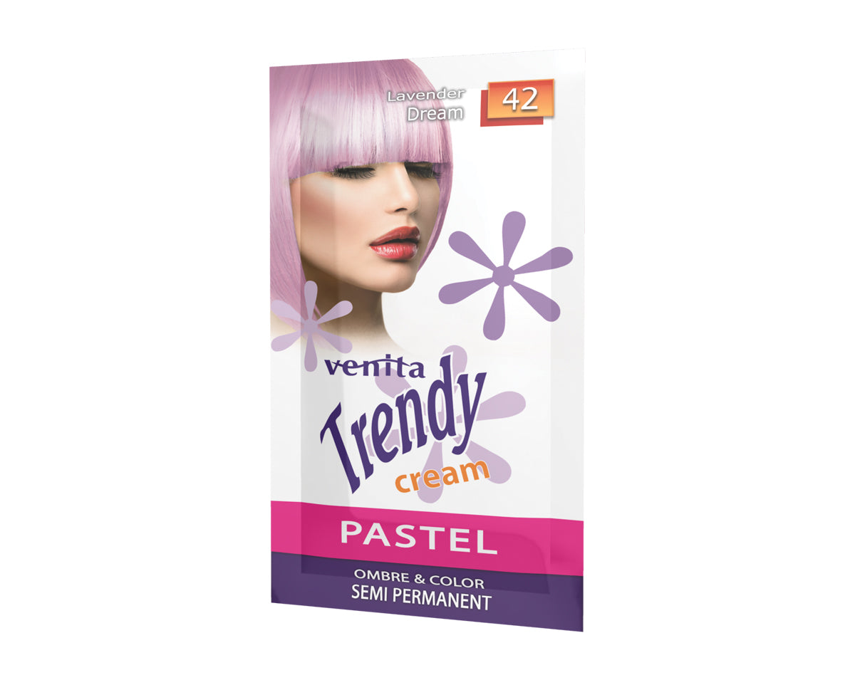 Venita Trendy Cream Ультра крем для окрашивания волос 42 Lavender Dream 35мл