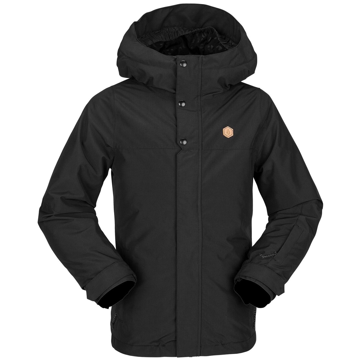 

Куртка Volcom Sass'N'Frass утепленная для девочек, черный