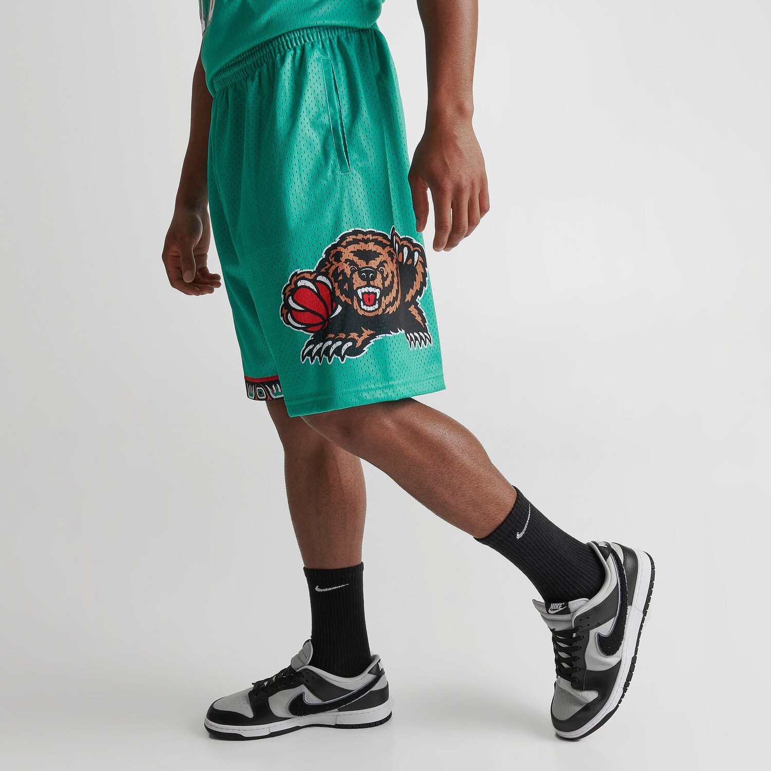 

Мужские баскетбольные шорты Mitchell & Ness Vancouver Grizzlies NBA 1995-96 Away Swingman, зеленый