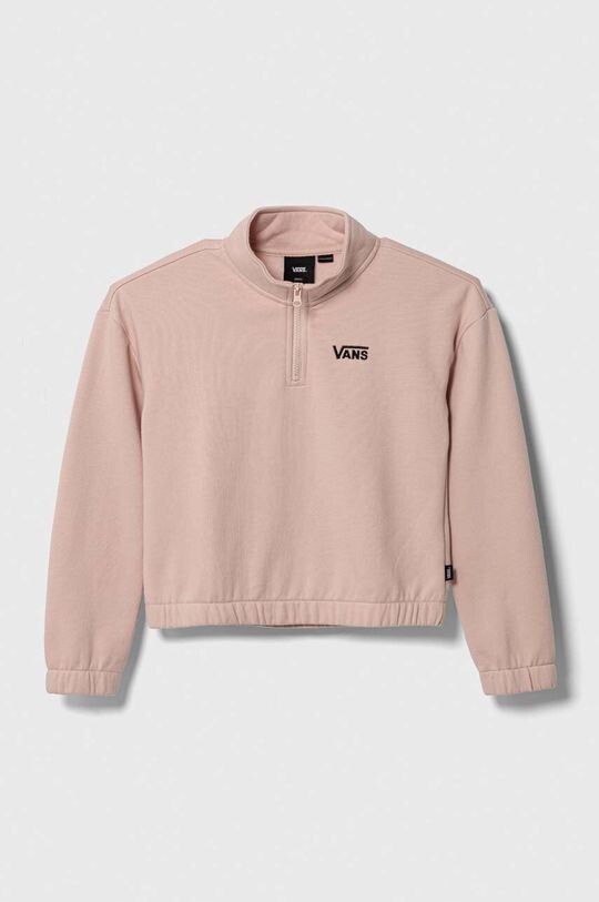 

Детская толстовка НА ПОЛОВИНЕ МОЛНИИ MOCK PULLOVER VN00077VBQL1 Vans, розовый