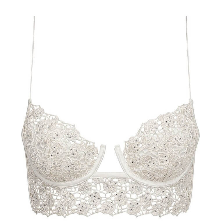 

Бюстье For Love & Lemons Twinkle Rose, белый
