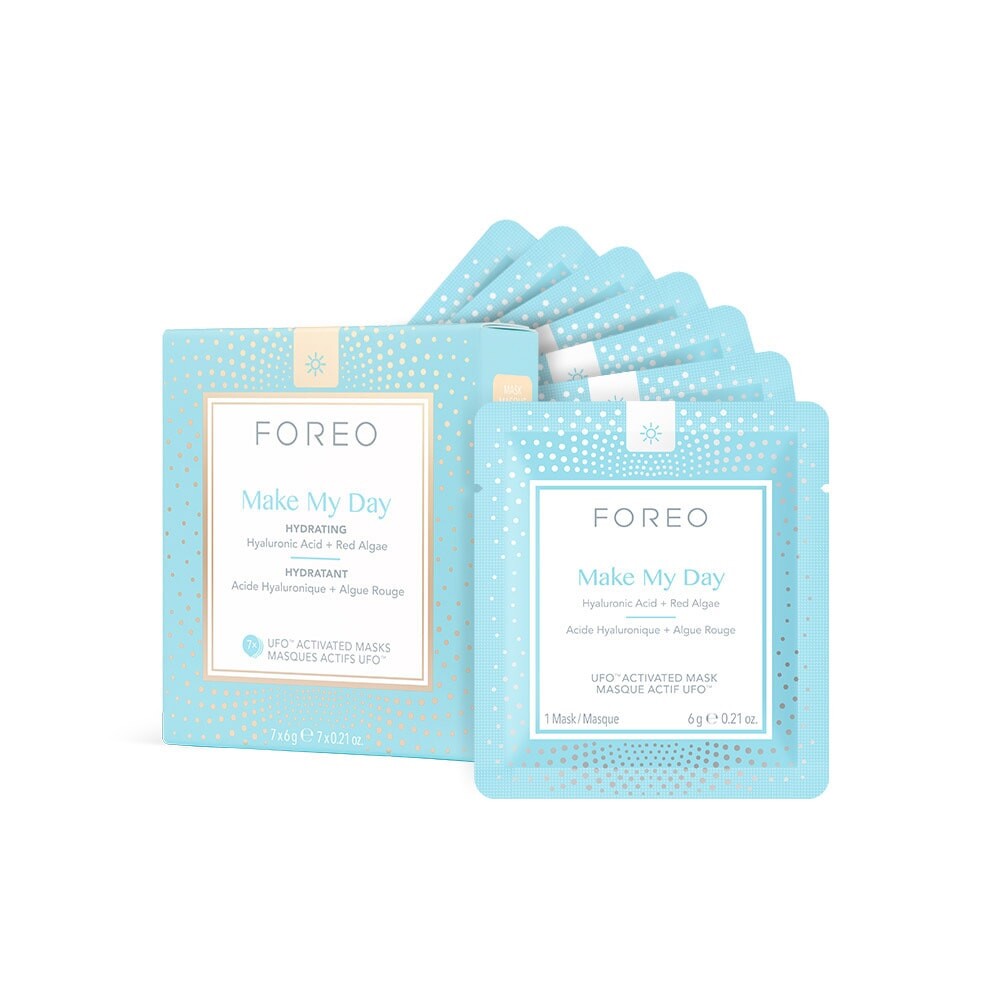 

Foreo Ufo Make My Day Mask Очищающая и увлажняющая маска для лица 7х6г