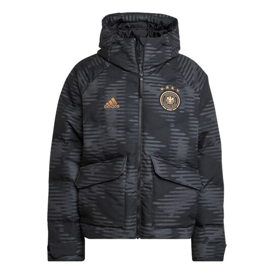 

Пуховик Adidas Dfb Dwn Jacket Logo HF4066, черный