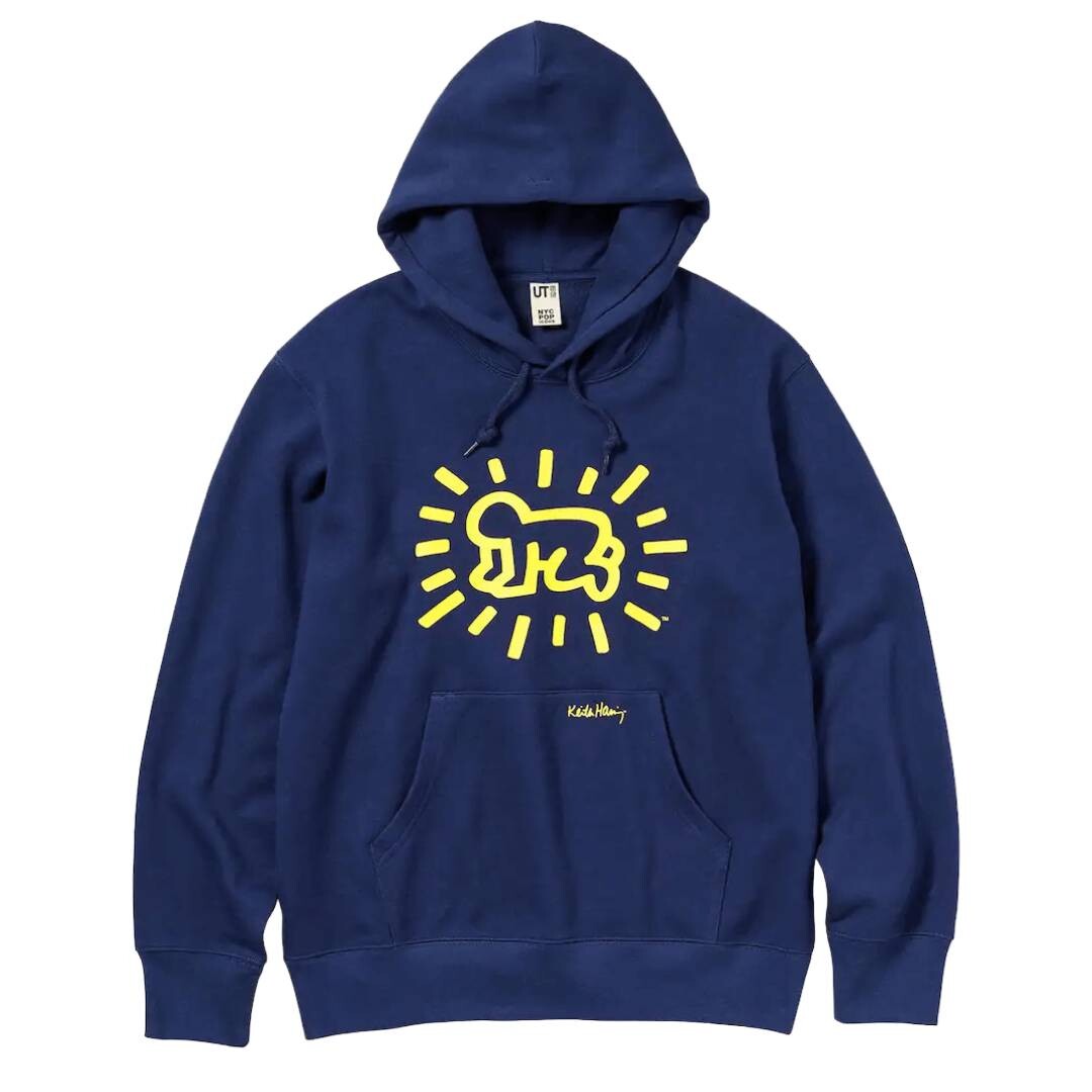 

Худи Uniqlo UT NYC Pop Icons (Keith Haring), синий