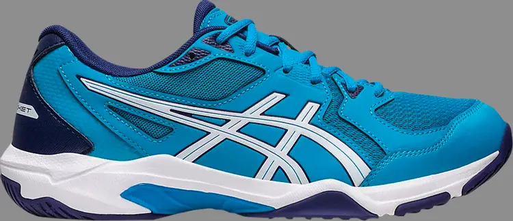 

Кроссовки gel rocket 2e wide 'island blue indigo' Asics, синий