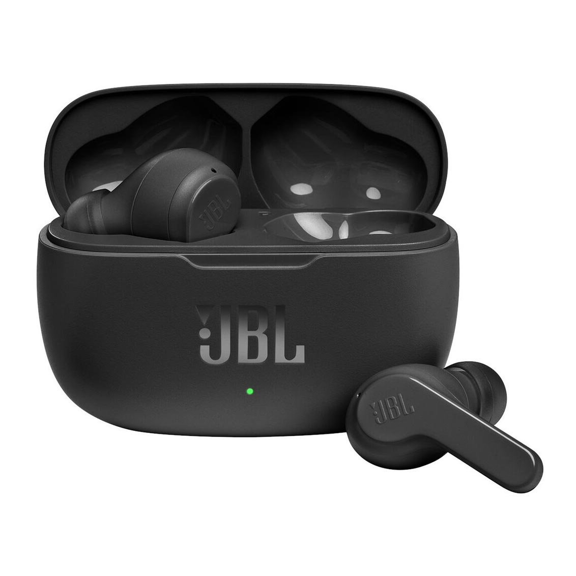 Беспроводные наушники JBL Vibe 200TWS, черный беспроводные наушники jbl wave 200tws чёрный