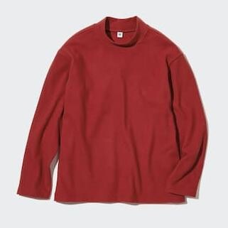 

Водолазка детская Uniqlo Soft Fleece High Neck Long Sleeved, красный