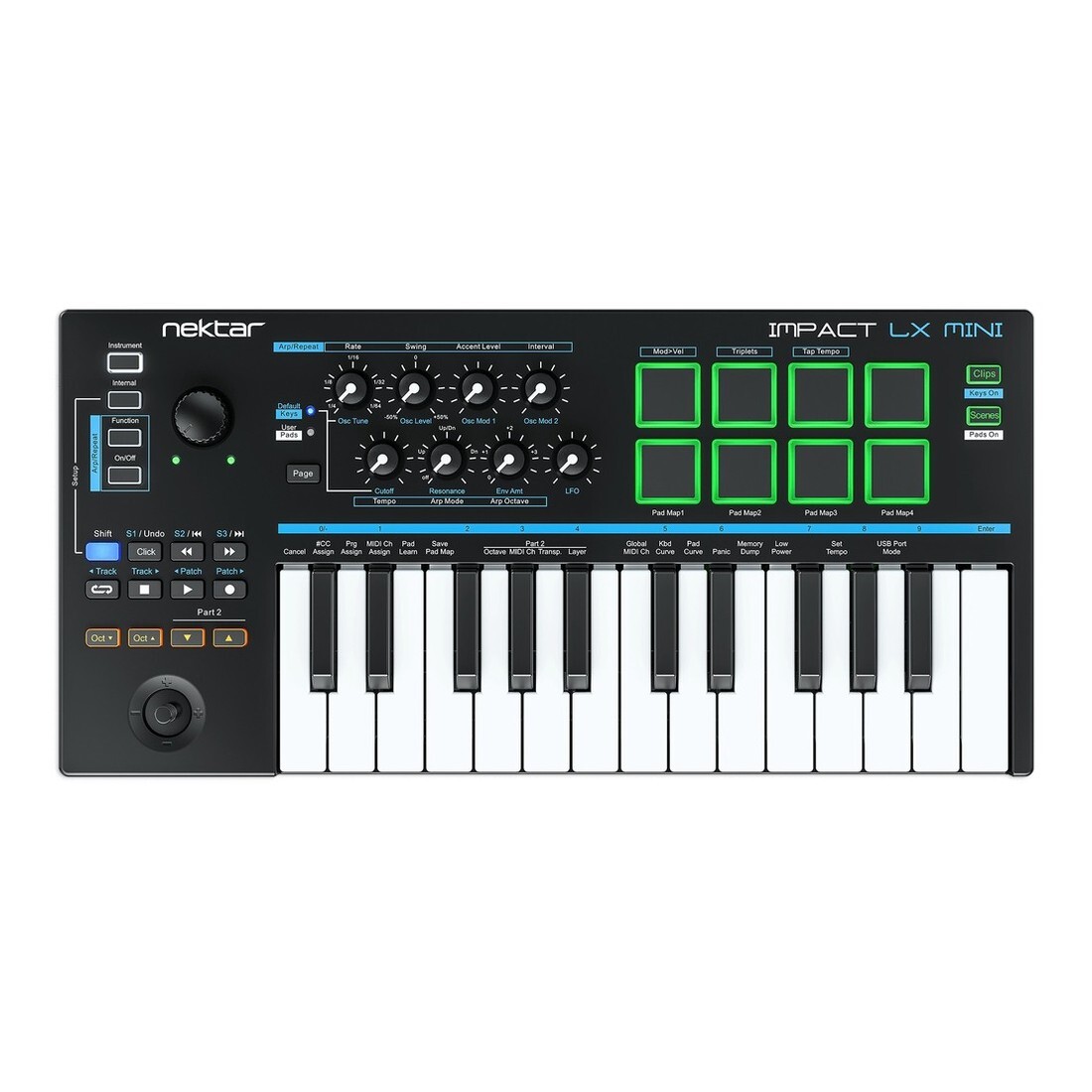 

Контроллер Nektar Impact LX Mini USB MIDI