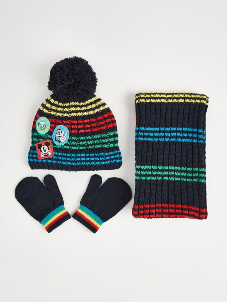 

Disney Mickey Mouse and Friends Hat Комплект из шарфа и варежек George.